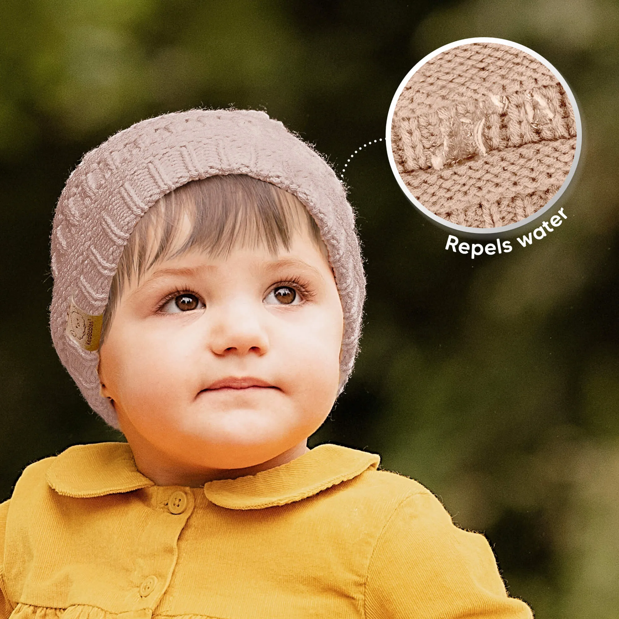 3-Pack Warmzy Baby Beanies (Macaron, M)