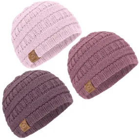 3-Pack Warmzy Baby Beanies (Regalia, M)