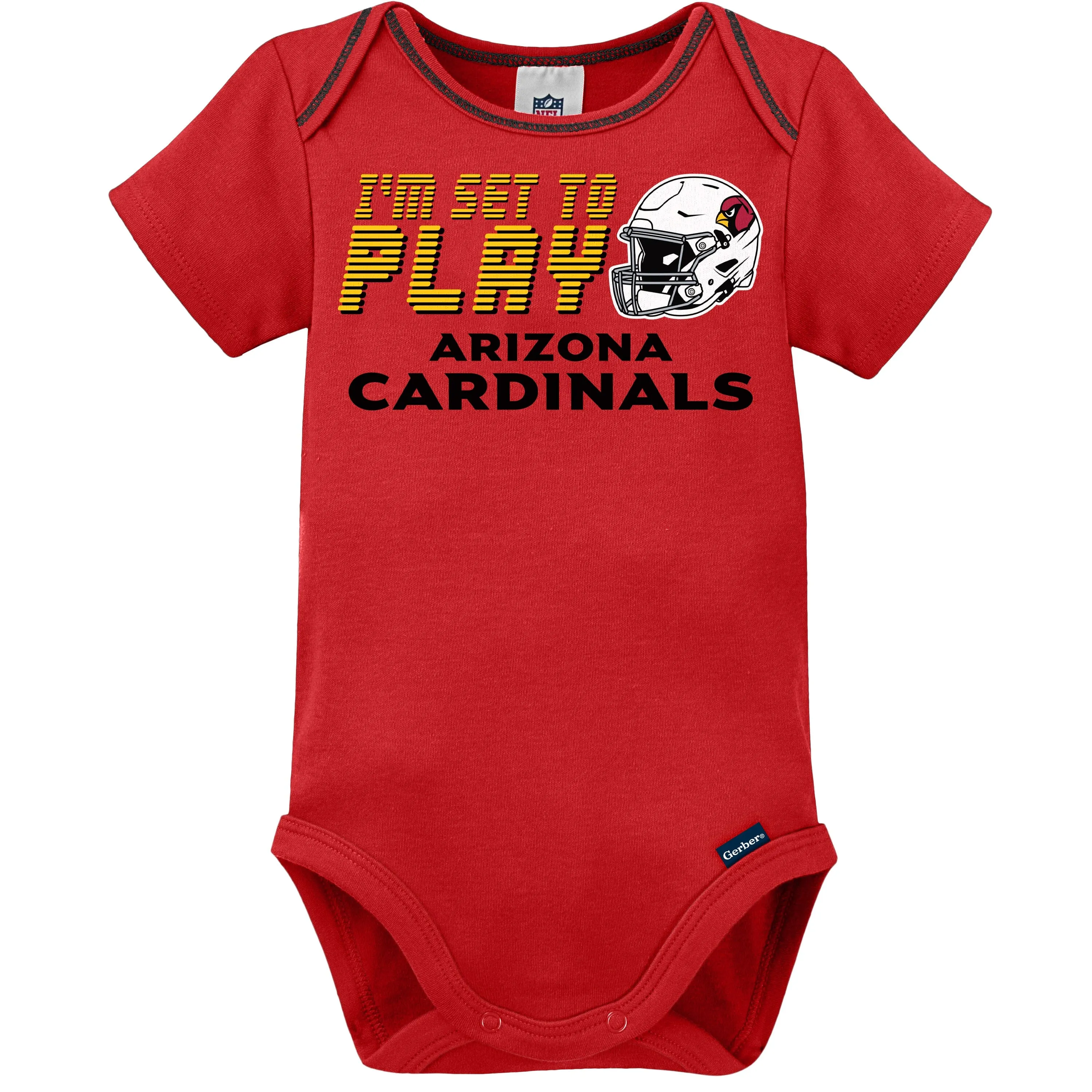 3-Piece Baby Boys Arizona Cardinals Bodysuit, Sleep 'N Play, and Cap Set