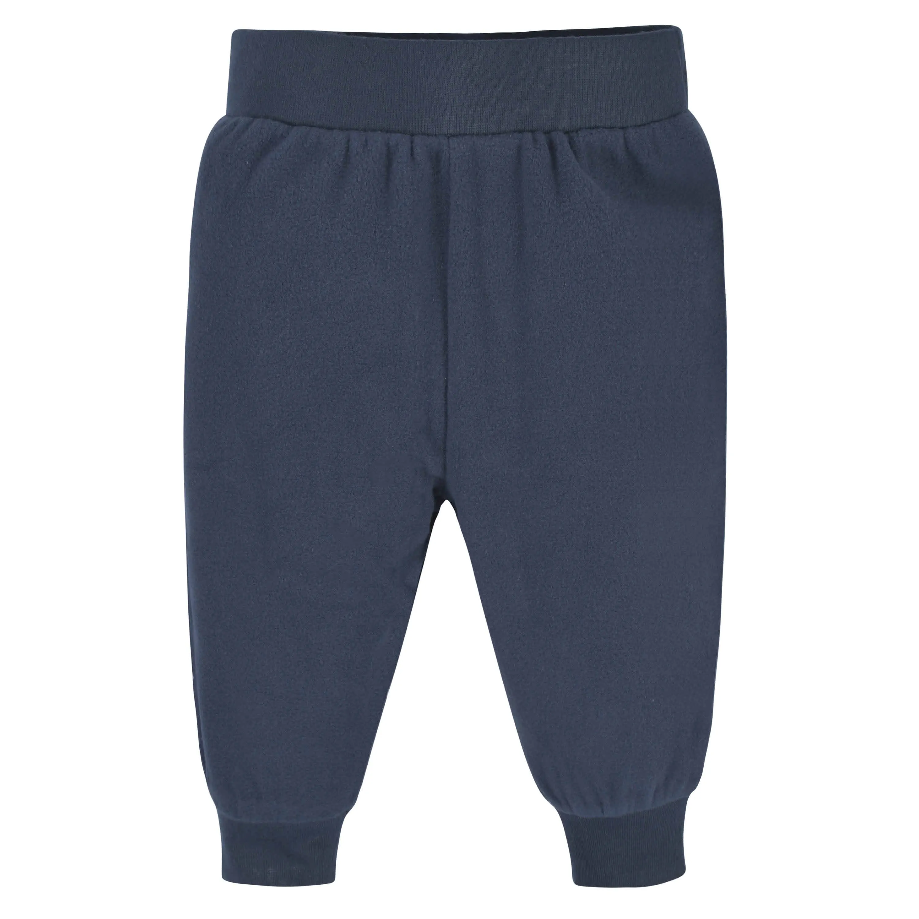 4-Pack Baby Boys Navy & Gray Microfleece Pants