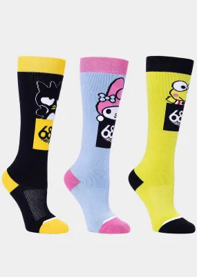 686 Women's Hello Kitty and Friends 3-Pack Socks