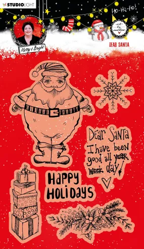 ABM Clear Stamp Christmas Dear Santa Essentials 148x210x1mm 1 PC nr.84