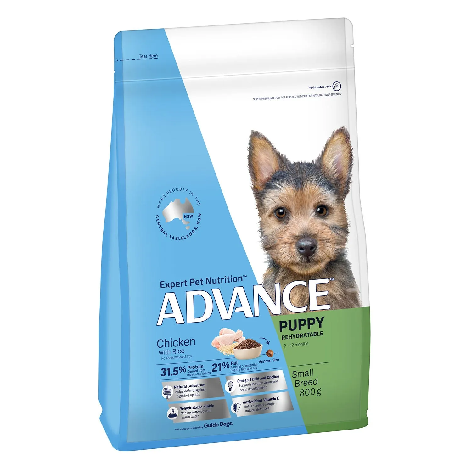 Advance Small Breed Chicken & Rice Puppy Dry Dog Food