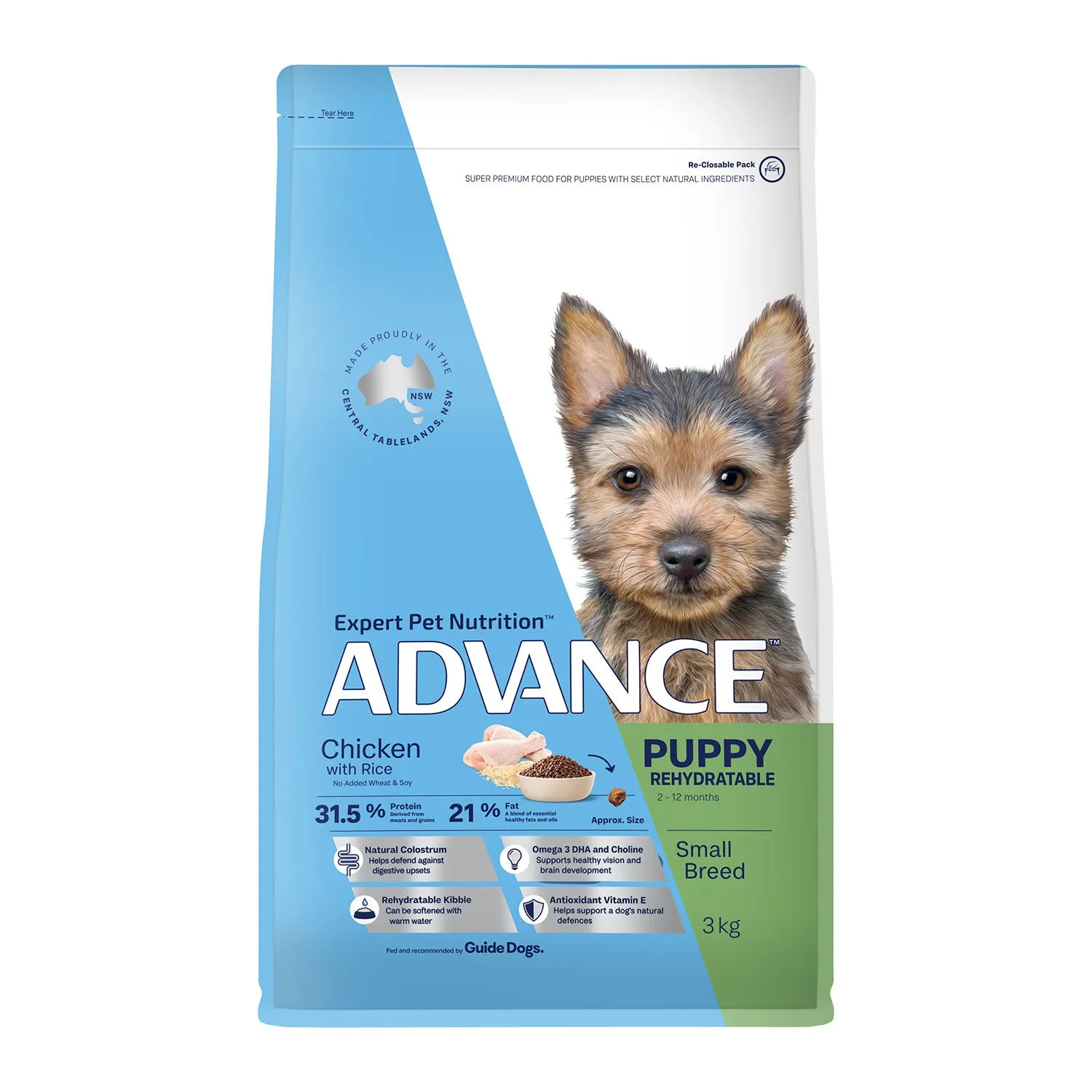 Advance Small Breed Chicken & Rice Puppy Dry Dog Food