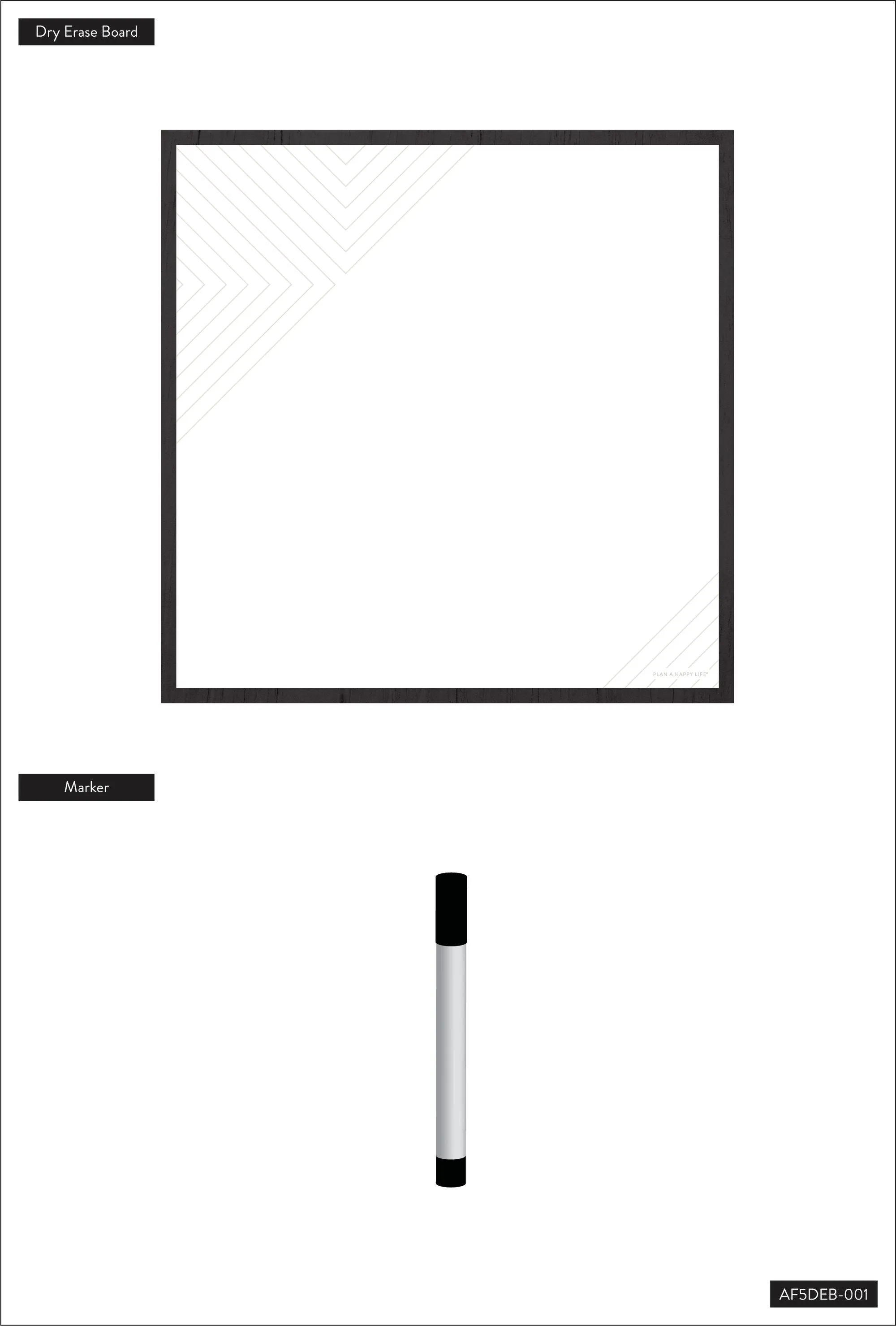 Align Desk Top Dry Erase Board