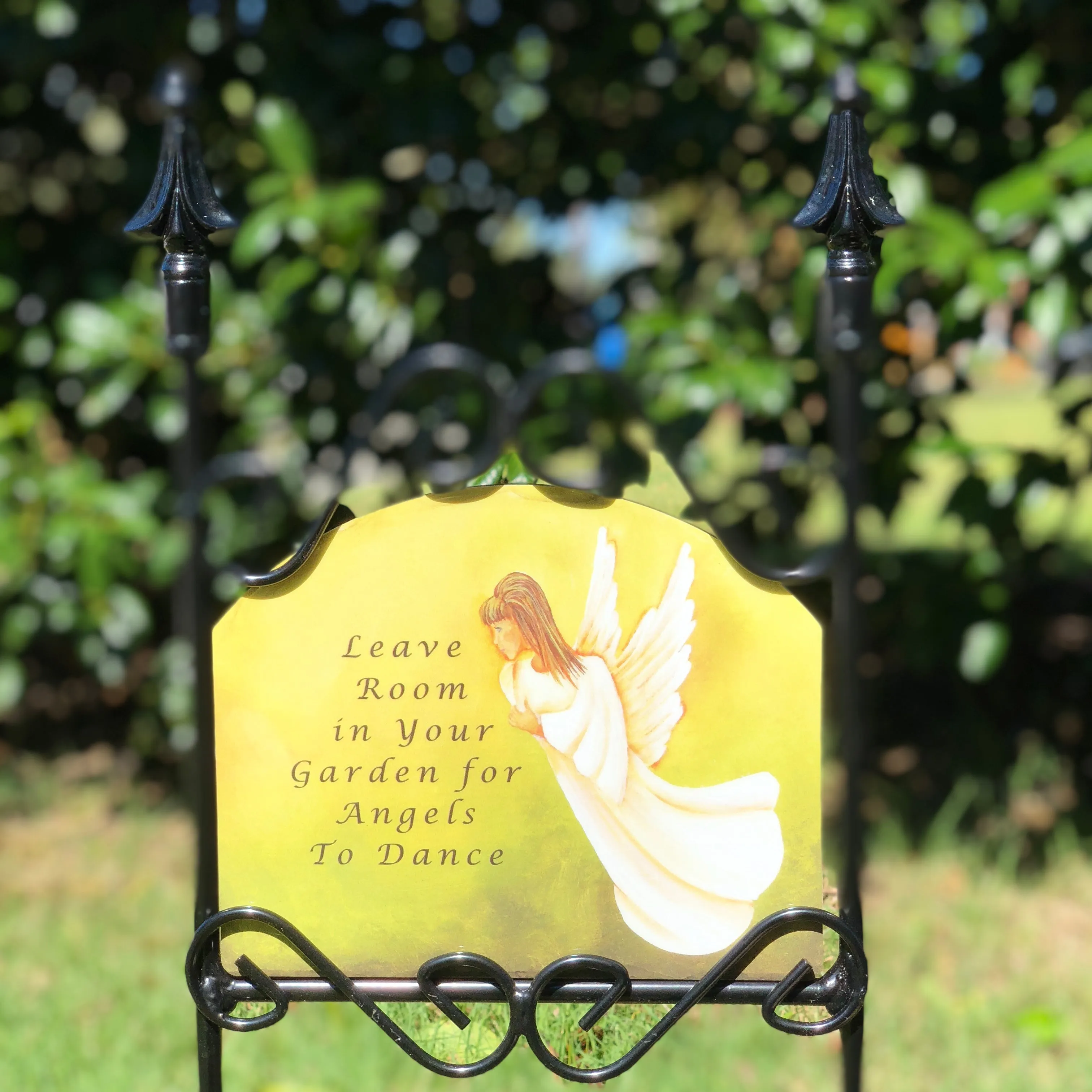 Angels to Dance Garden Sign