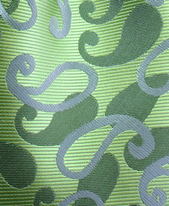 Apple Green Paisley Tie