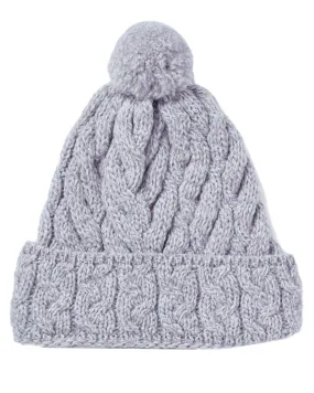 Aran Chunky Knit Bobble Hat