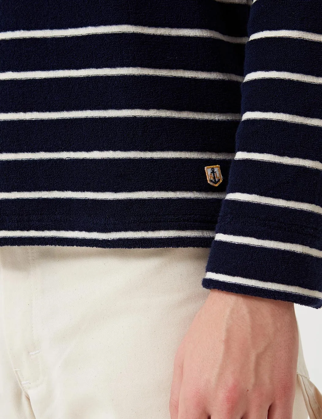 Armor Lux Breton Heritage Sweatshirt - Navy/Natural