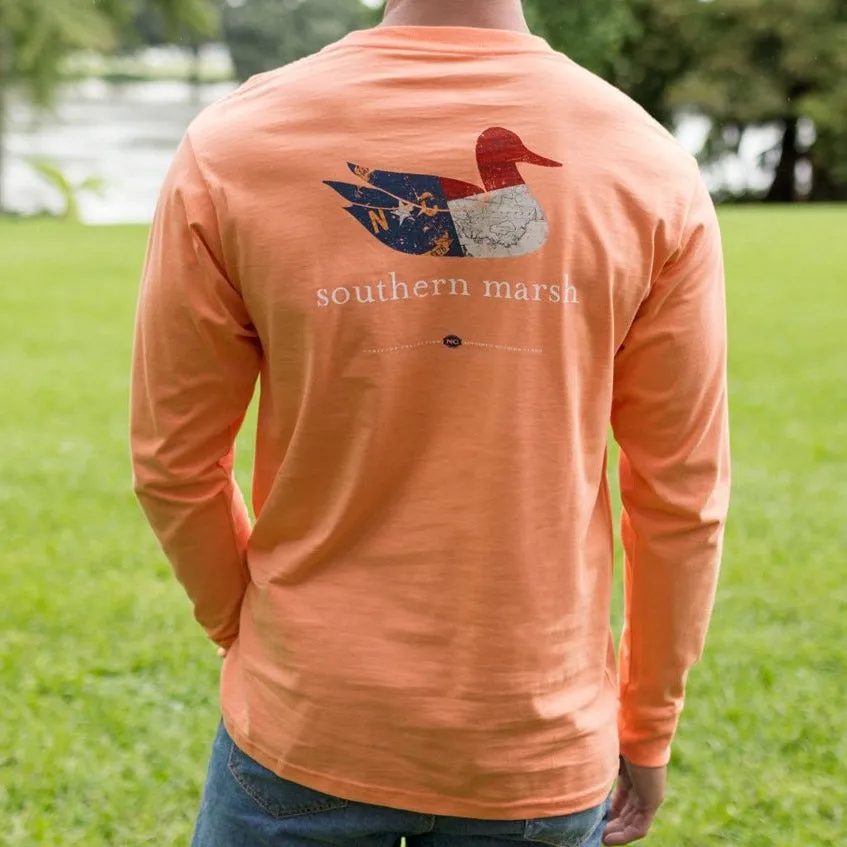 Authentic Heritage Tee - North Carolina - Long Sleeve