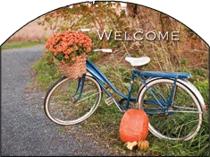 Autumn Bicycle Garden Sign