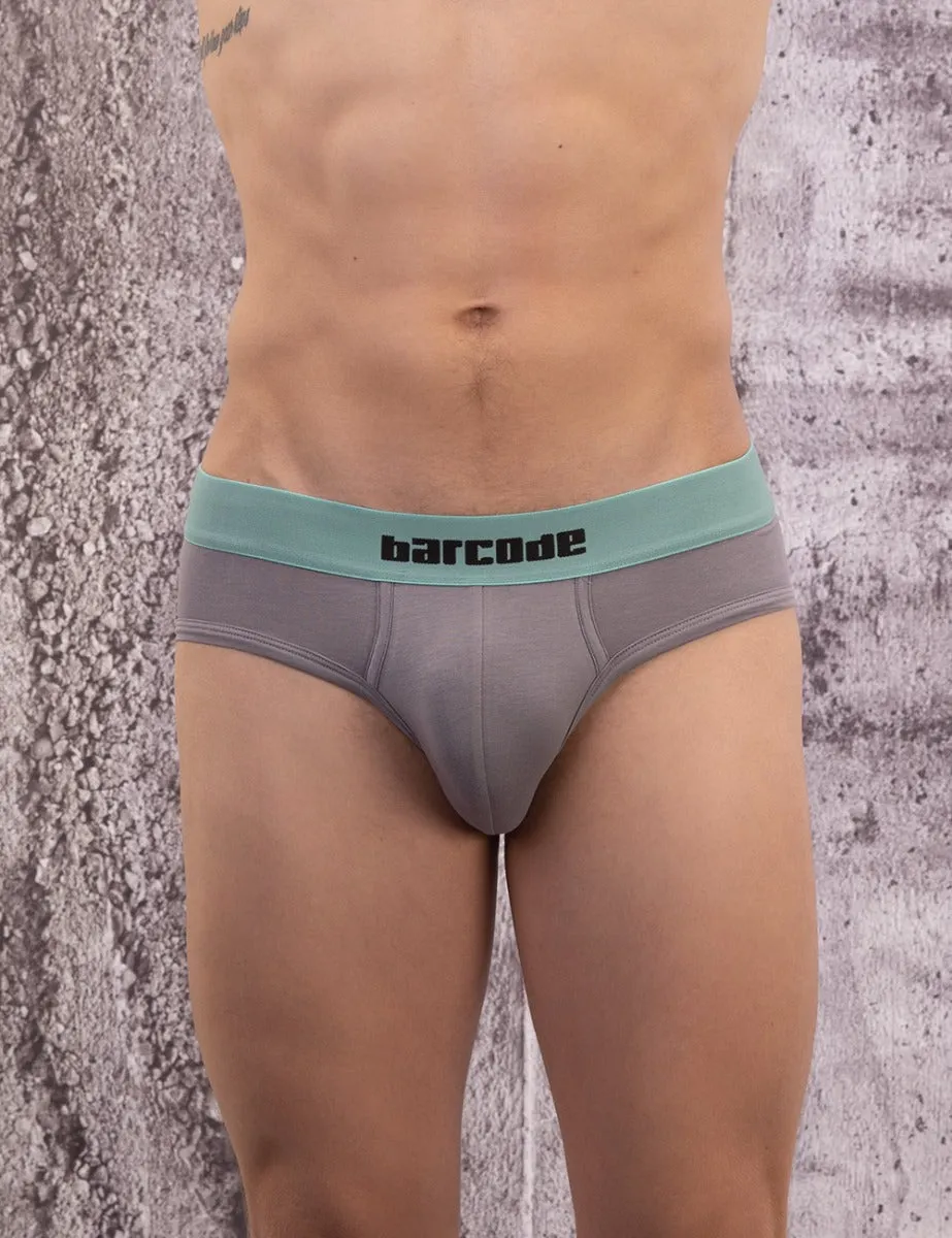 Barcode Berlin Basic Backless Brief Grey Mint