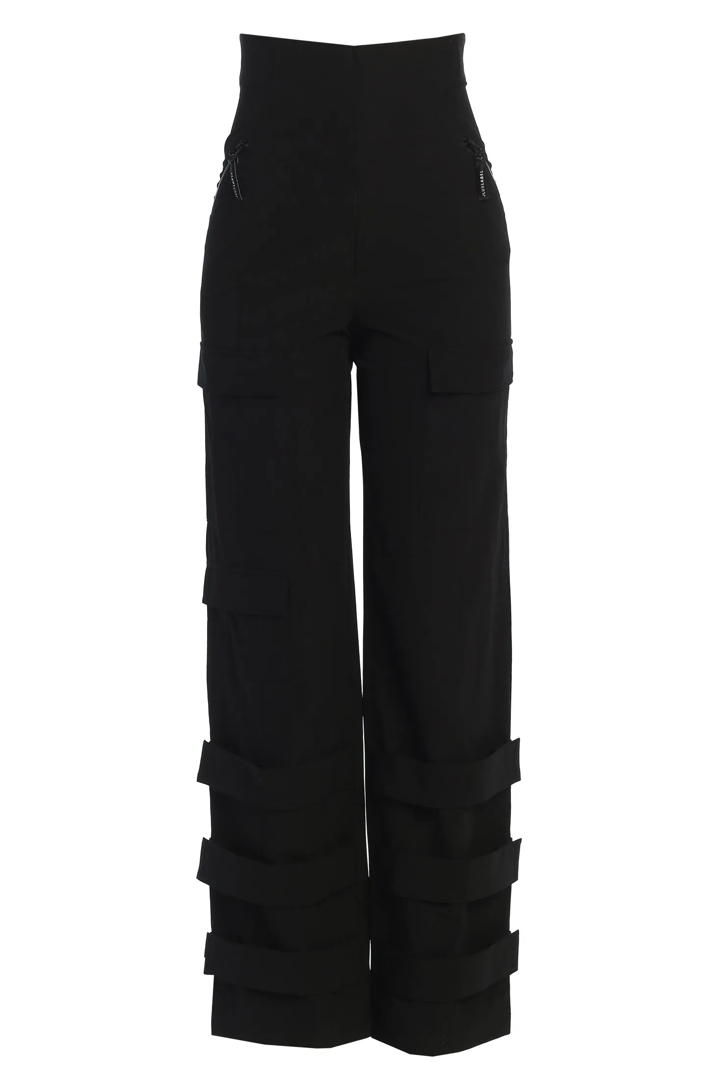 Black Nyah Nylon Utility Pants