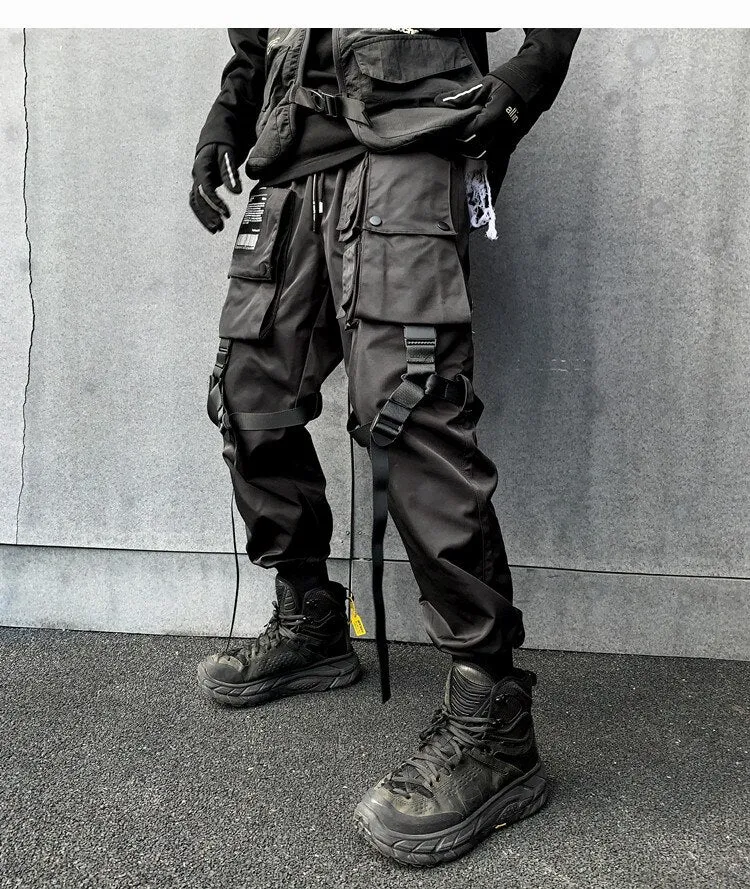 Black Utility Cargo Pants