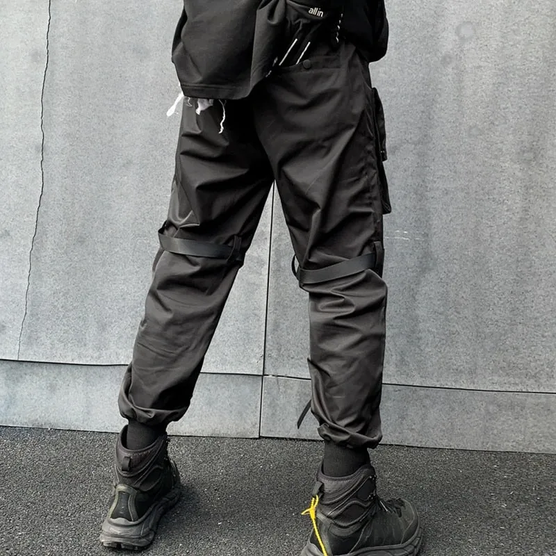 Black Utility Cargo Pants