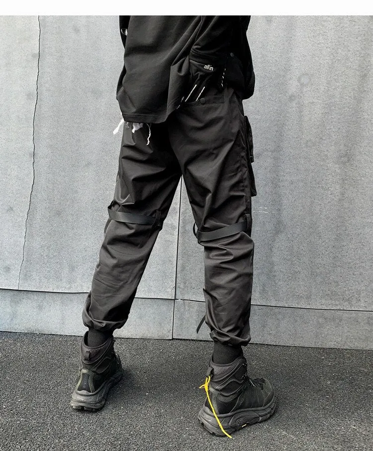 Black Utility Cargo Pants