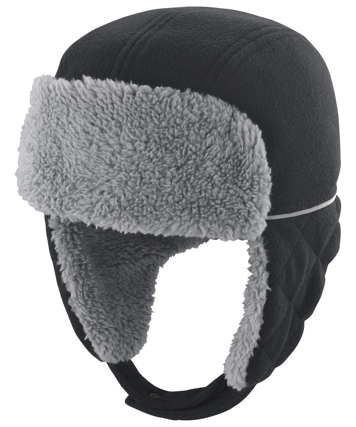 Black/Grey - Junior ocean trapper hat