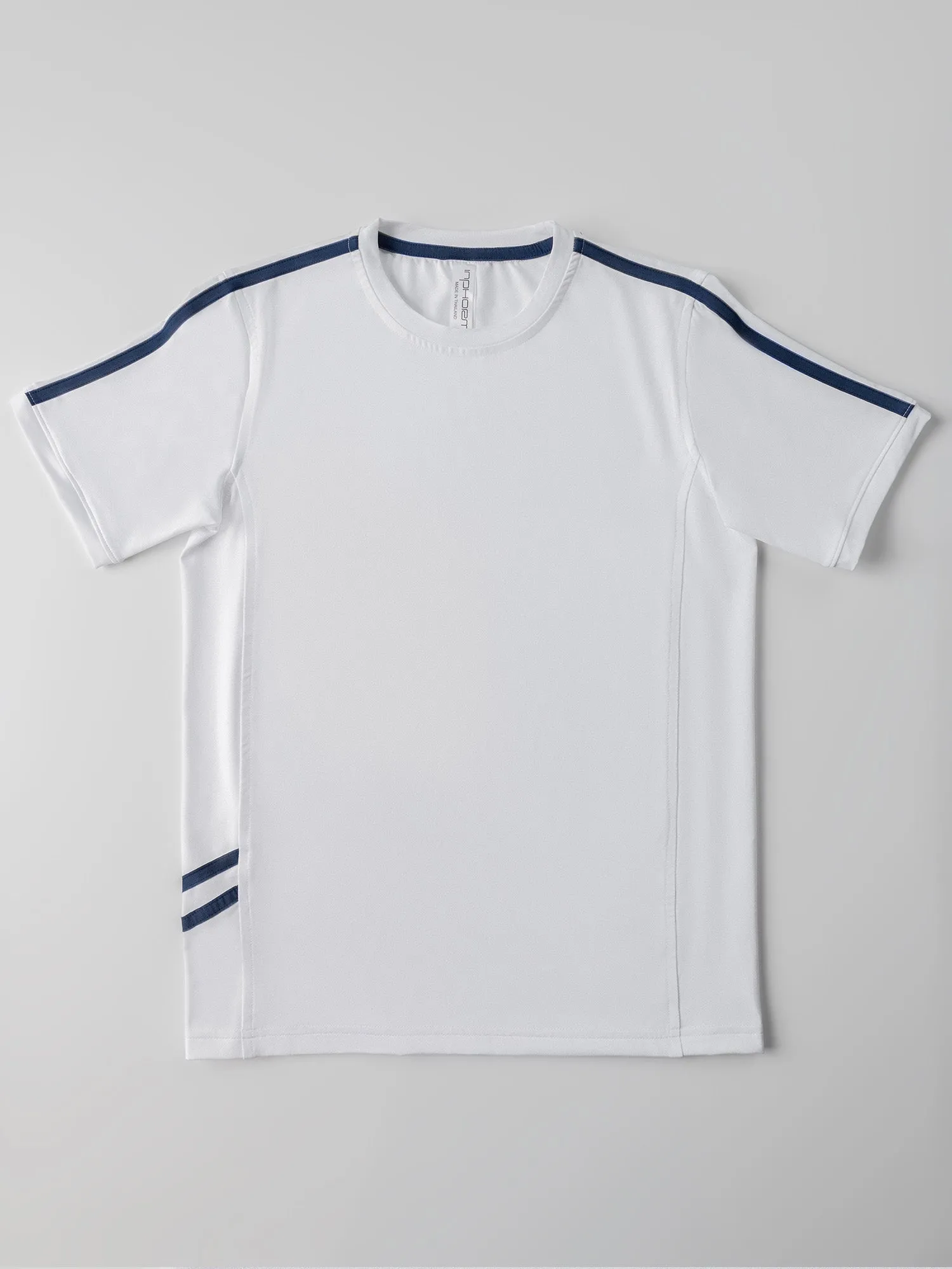 Boys Classic Crew Neck - White/Midnight