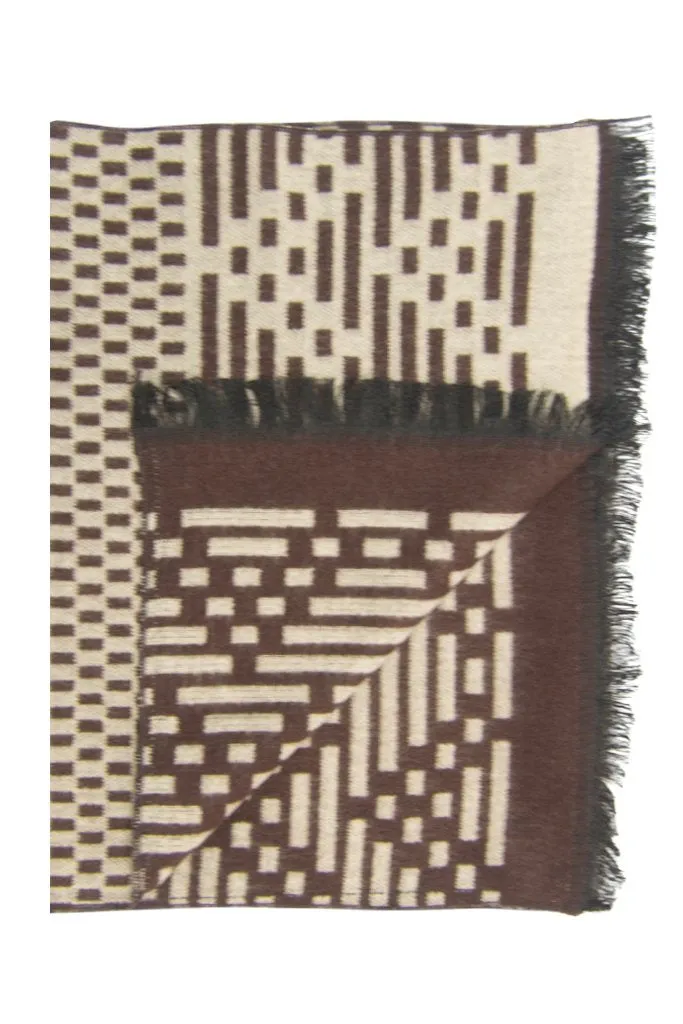 Brown Code Scarf