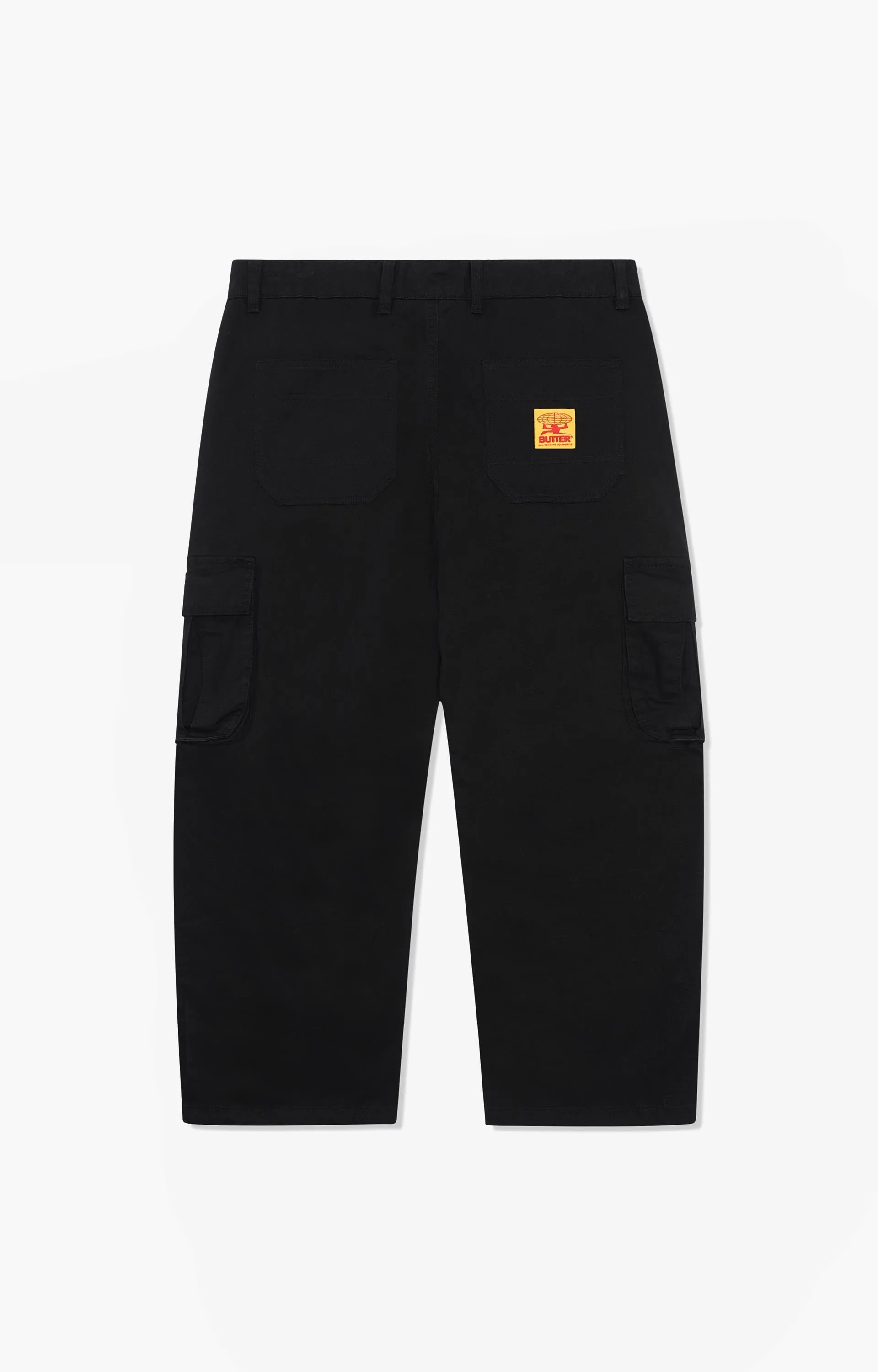 Butter Goods Field Cargo Pants, Washed Black