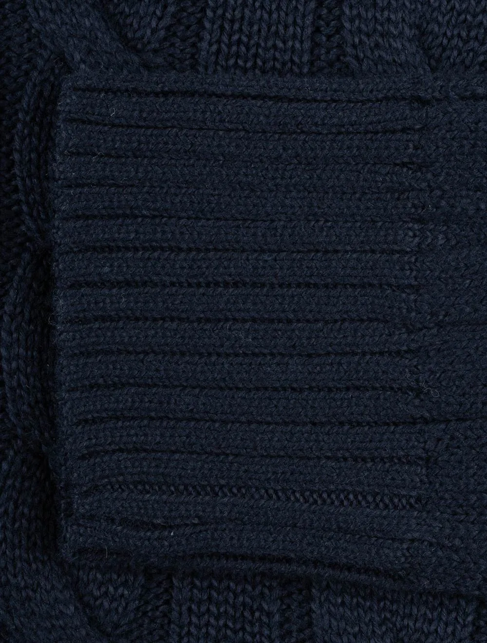 Cable Half Zip Pullover Cruise Navy