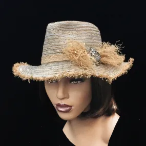 Calypso Woven Mix Fedora HAt