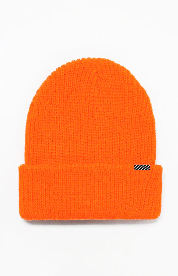 Carson Beanie | Neon Orange