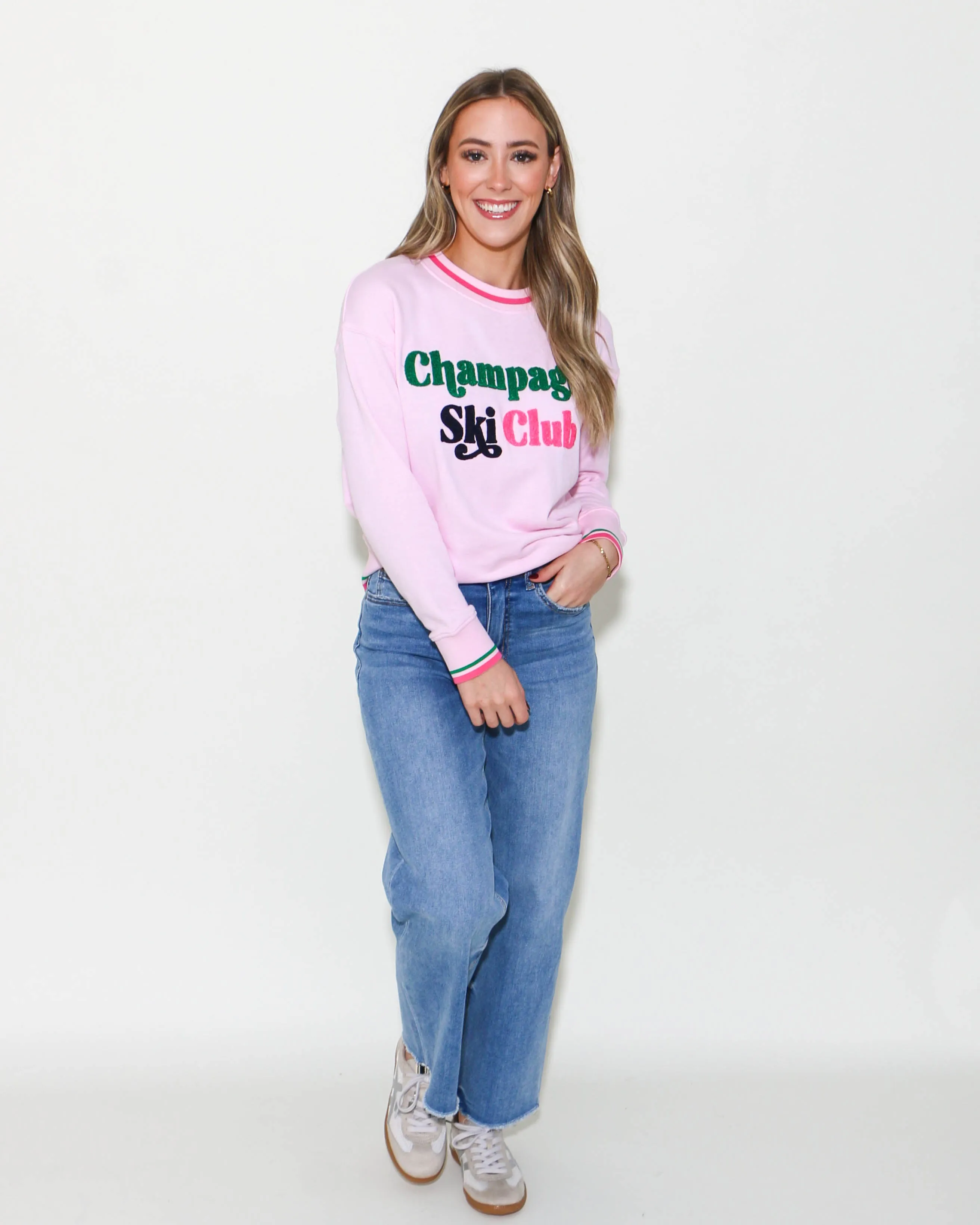 Champagne Ski Club Pullover