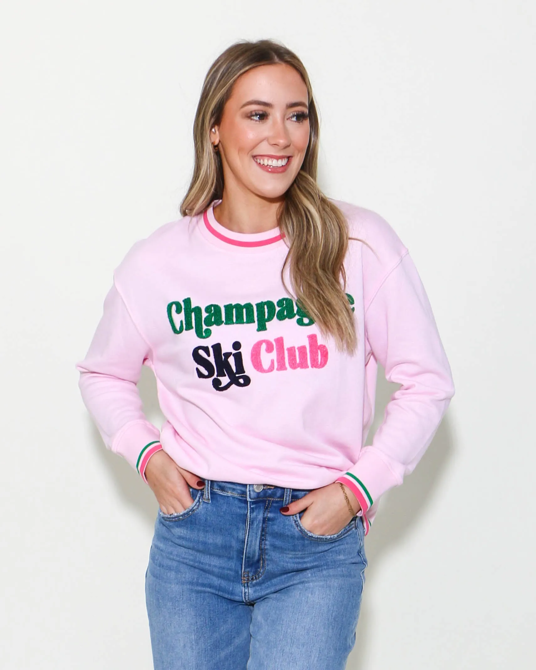 Champagne Ski Club Pullover