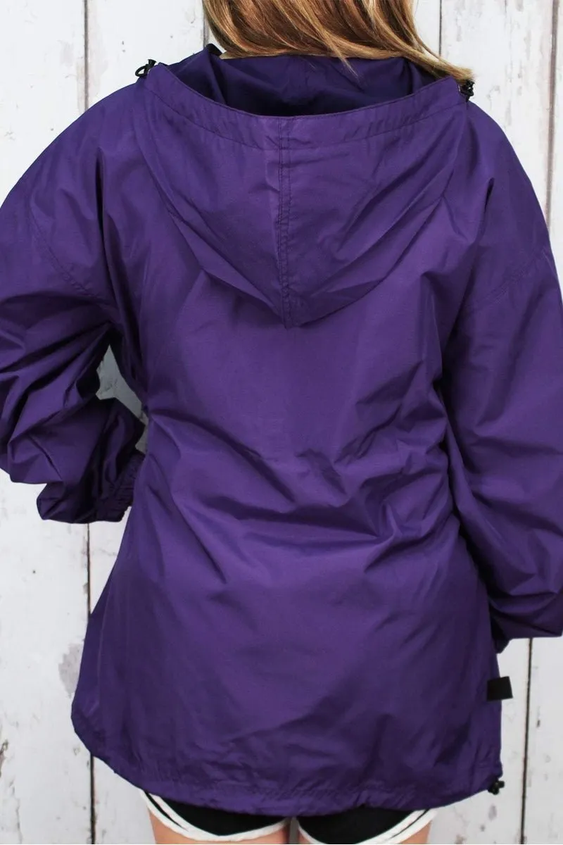 Charles River Lightweight Rain Pullover, Purple *Customizable! (Wholesale Pricing N/A)