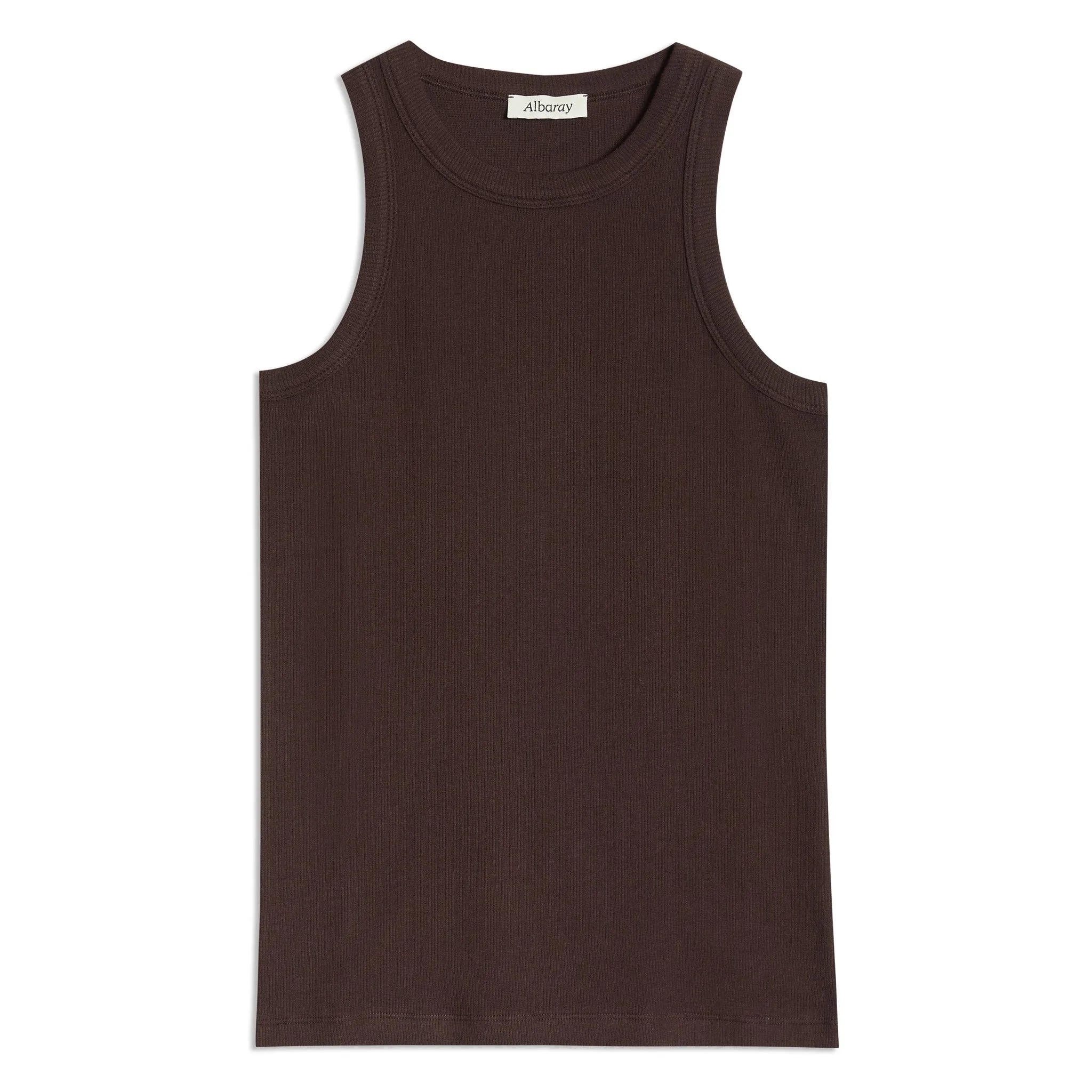 Chocolate High Neck Vest