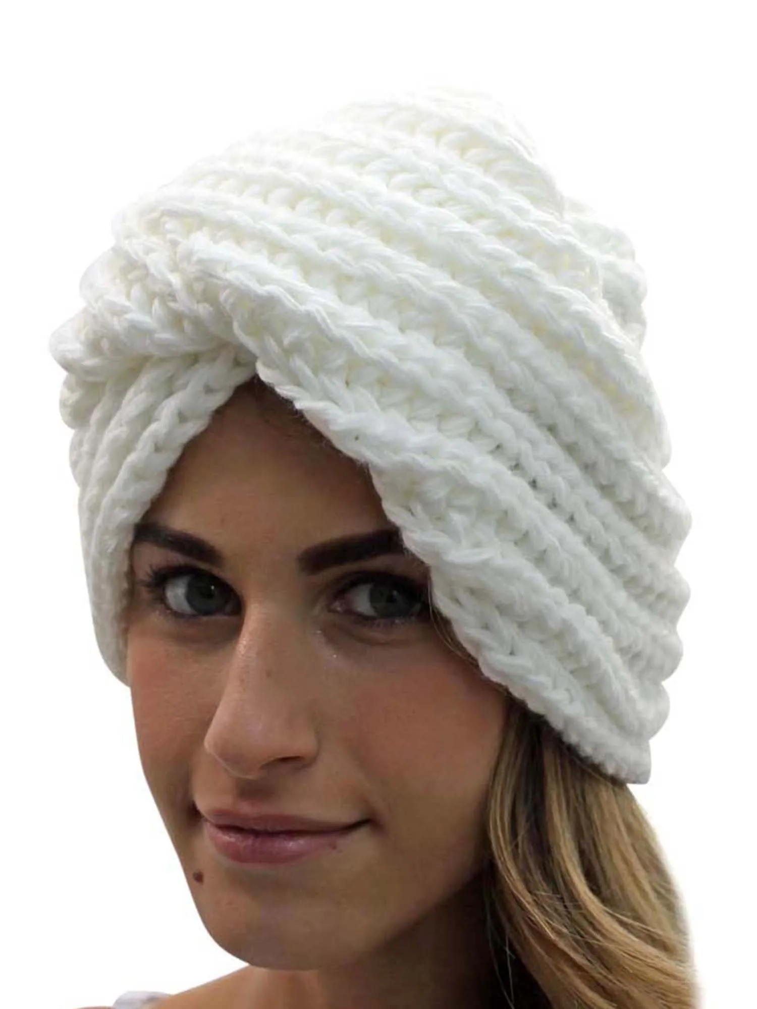 Chunky Knit Acrylic Turban Head Wrap