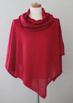 Cool Winter Raspberry Poncho