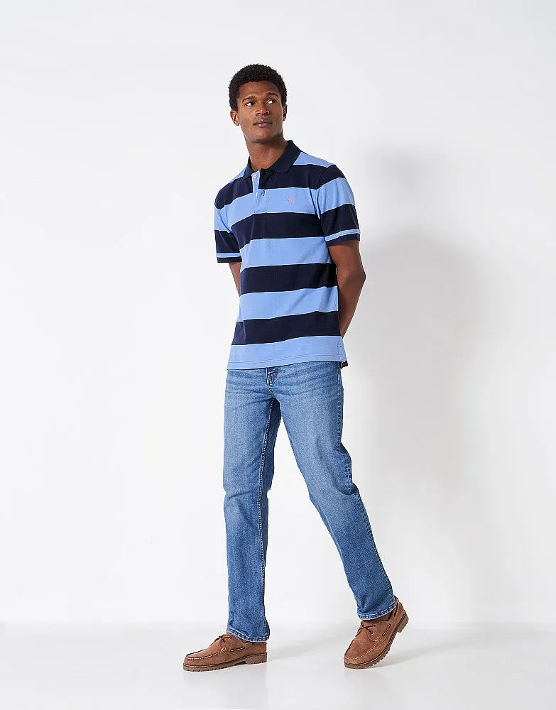 Crew Heritage Stripe Polo