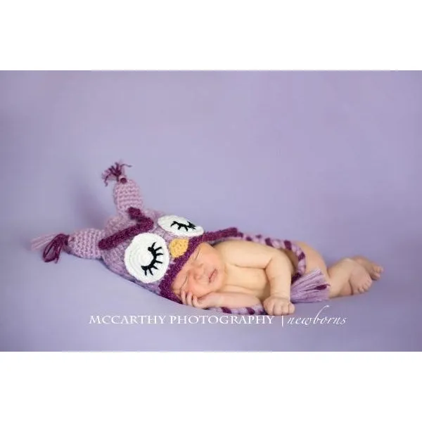 Daisy Baby Bessie Hat in Purple or Pink