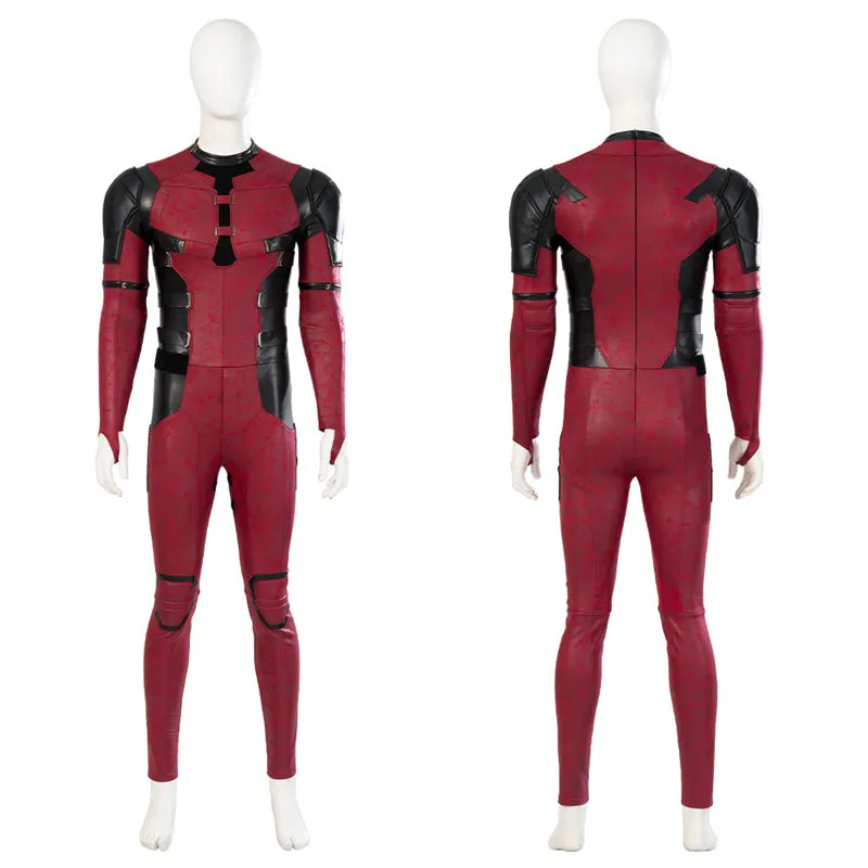 Deadpool 3 Ryan Reynolds Cosplay Costume Superhero Deadpool Bodysuit Outfit Halloween Carnival Suit