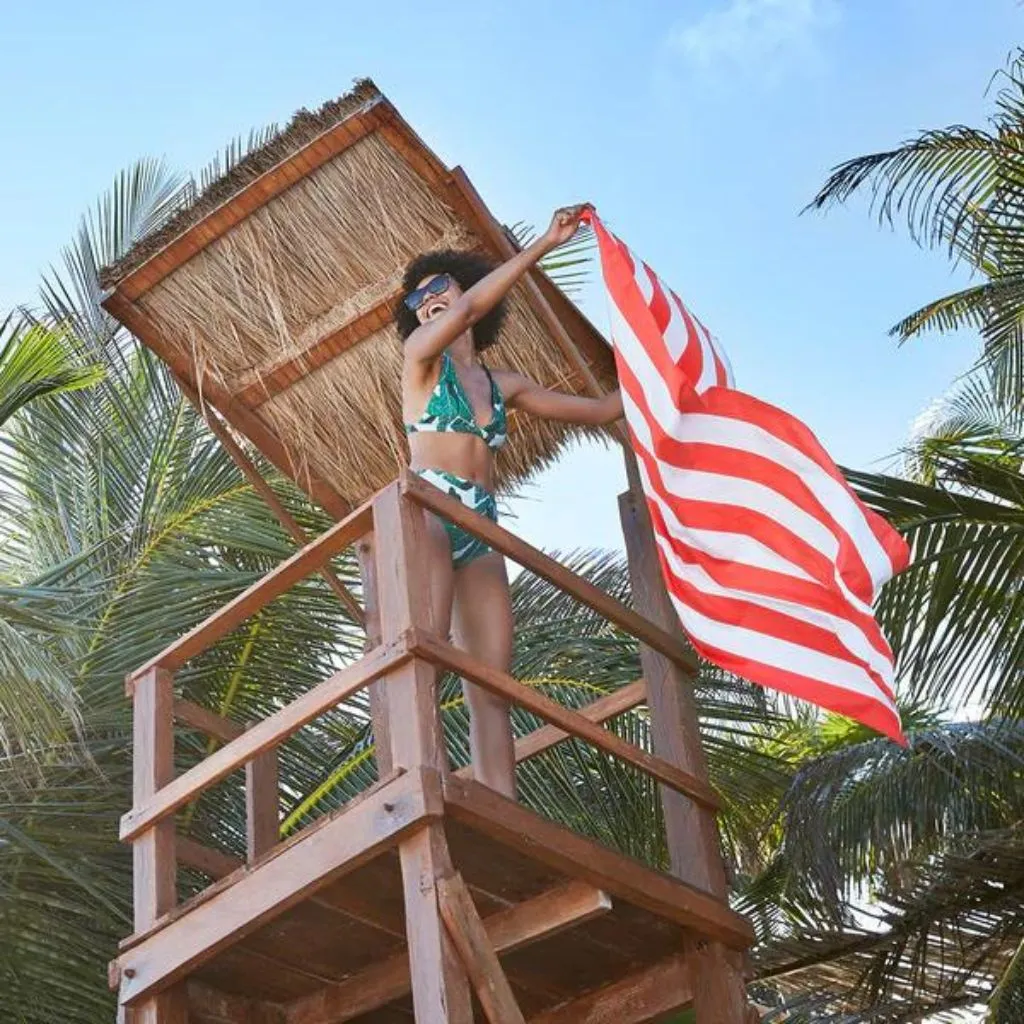 Dock & Bay Beach Towel Cabana Light Collection XL - Waikiki Coral