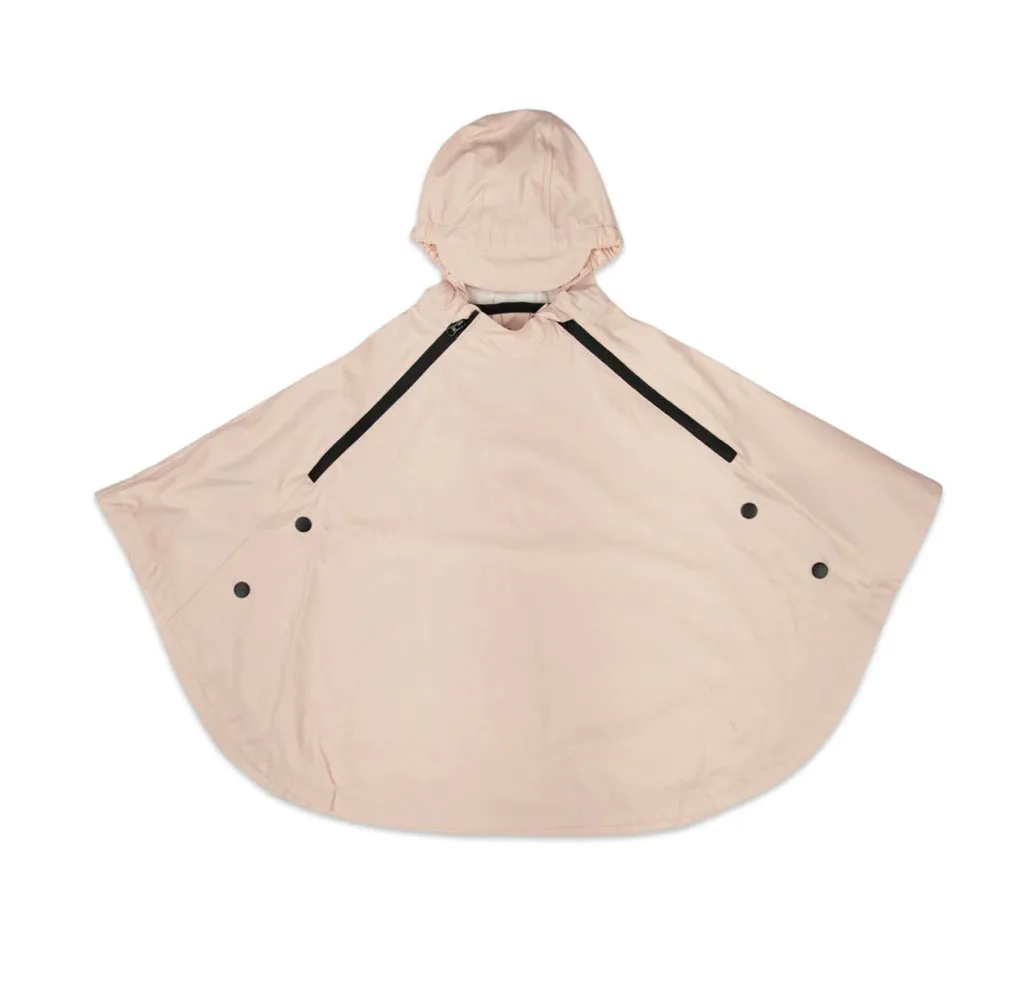 Dusty Pink Summer Rain Poncho & Rain Bag Set -  -Select Size