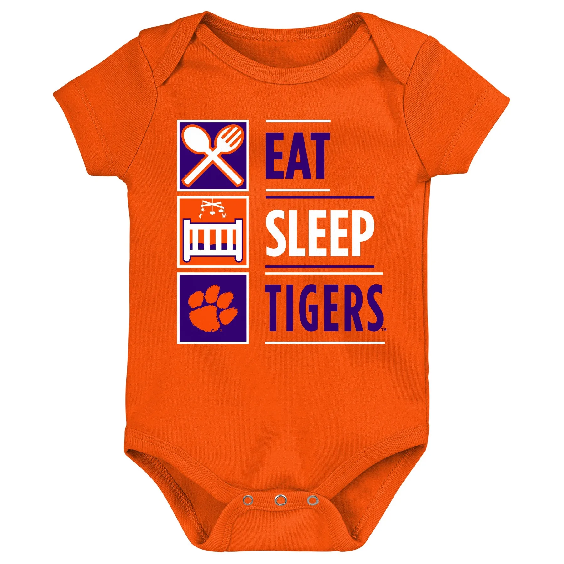 Eat Sleep Tigers Bodysuit