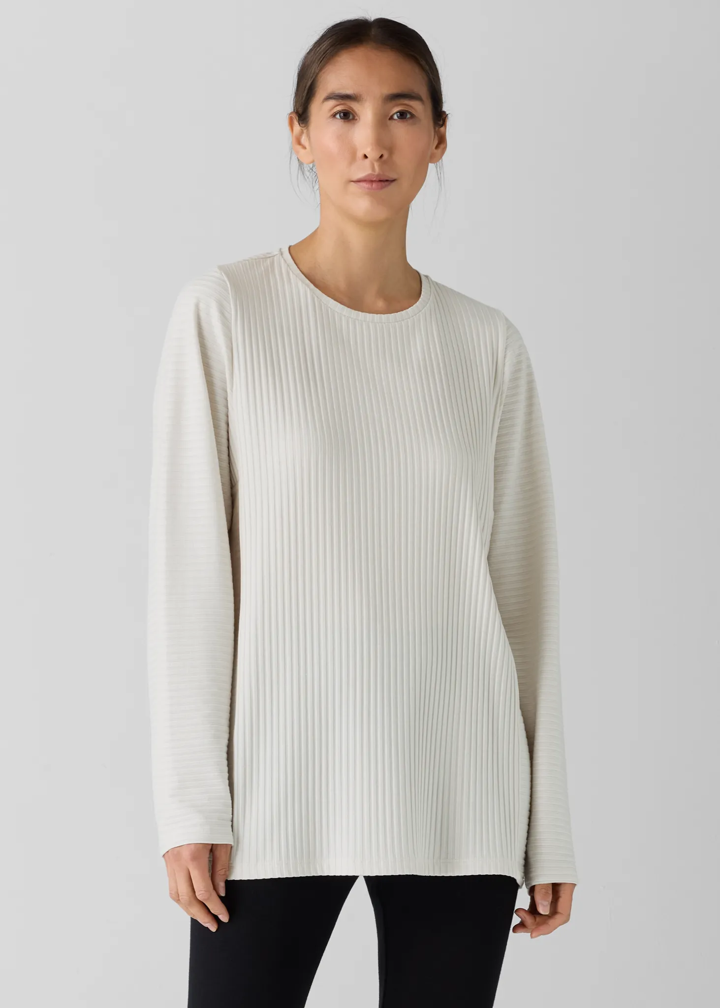 Eileen Fisher - Round Neck Tunic Long Sleeve