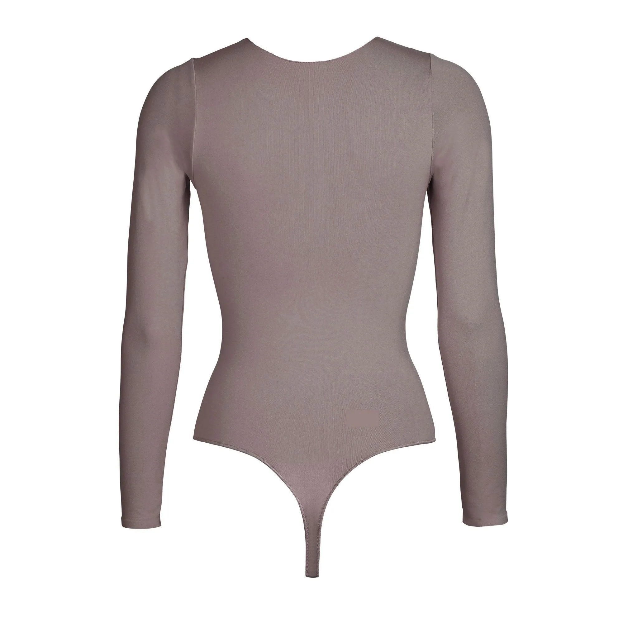 ESSENTIAL CREW NECK LONG SLEEVE BODYSUIT | AMETHYST