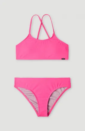 Essentials Bralette Bikini Set | Rosa Shocking