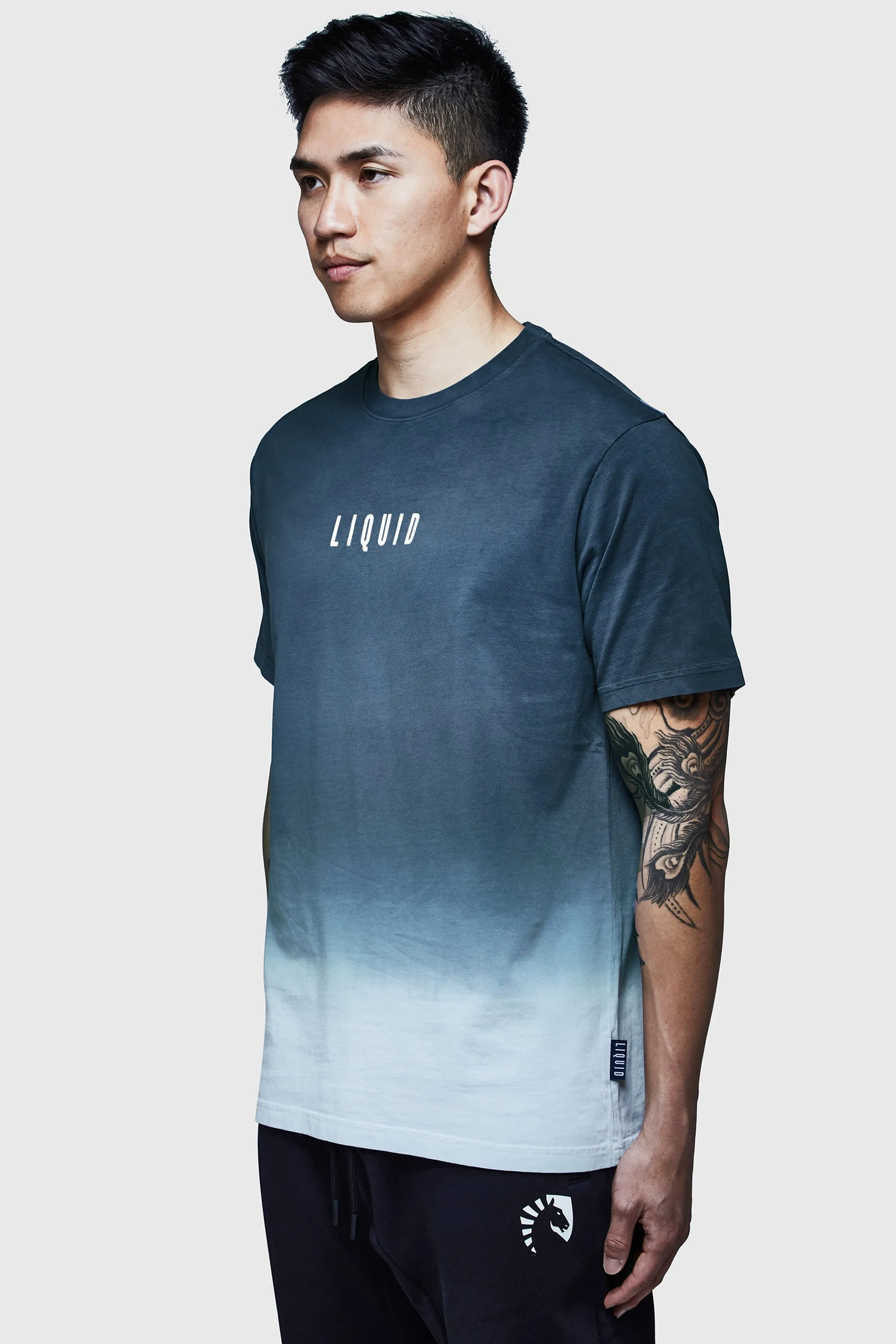 ESSENTIALS DIP DYE SHORT SLEEVE TEE