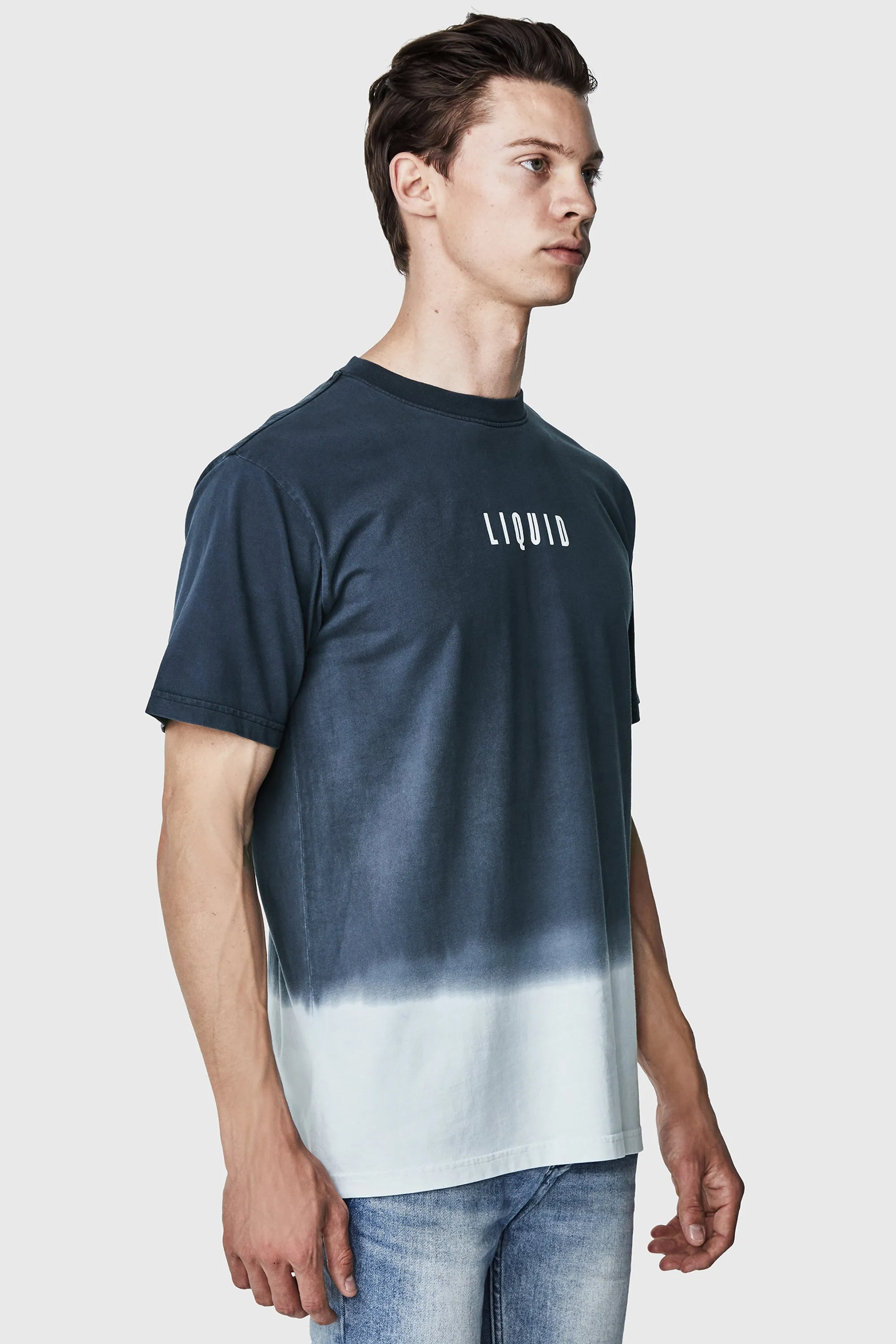 ESSENTIALS DIP DYE SHORT SLEEVE TEE