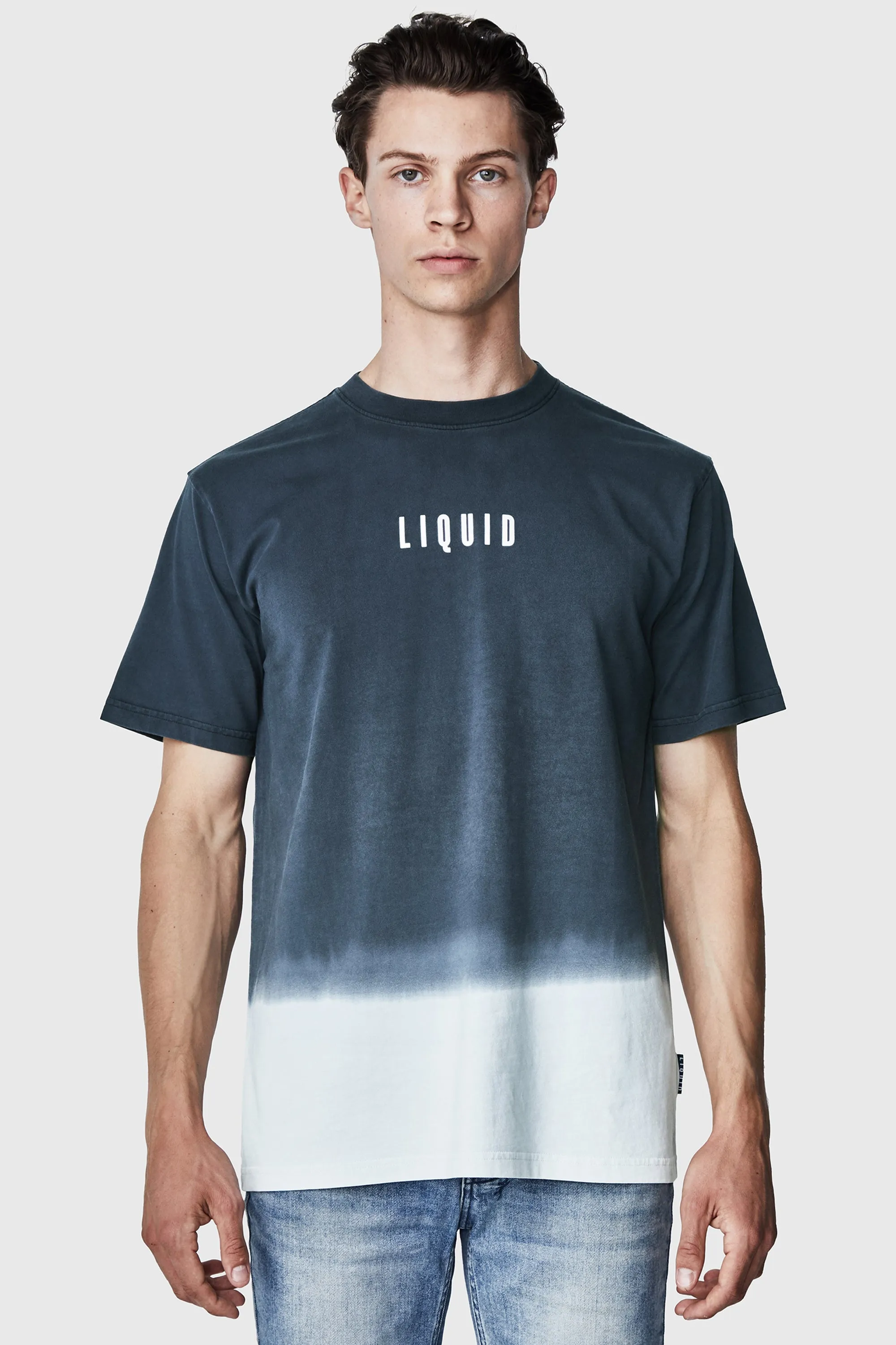 ESSENTIALS DIP DYE SHORT SLEEVE TEE