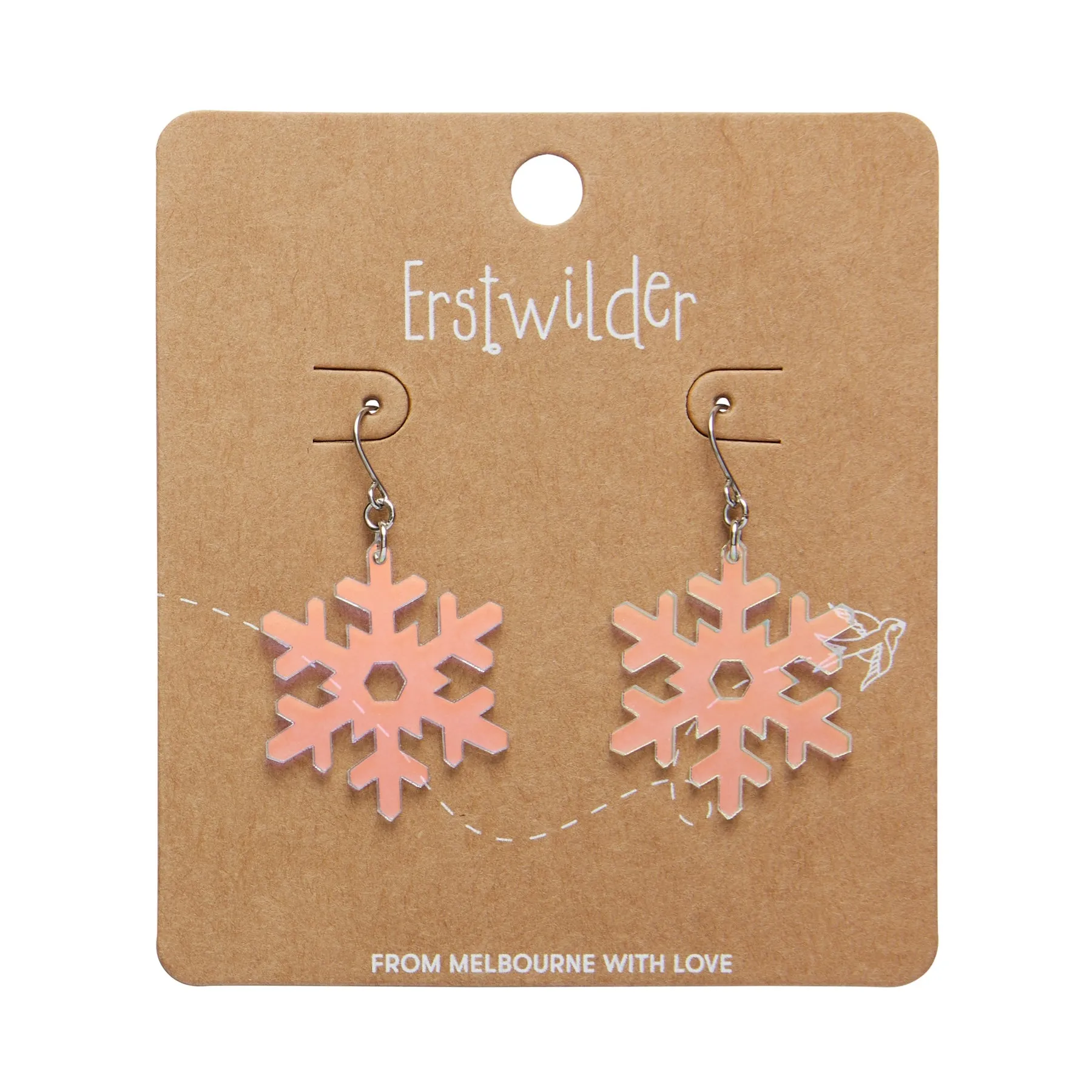 Essentials Snowflake Dangle Earrings