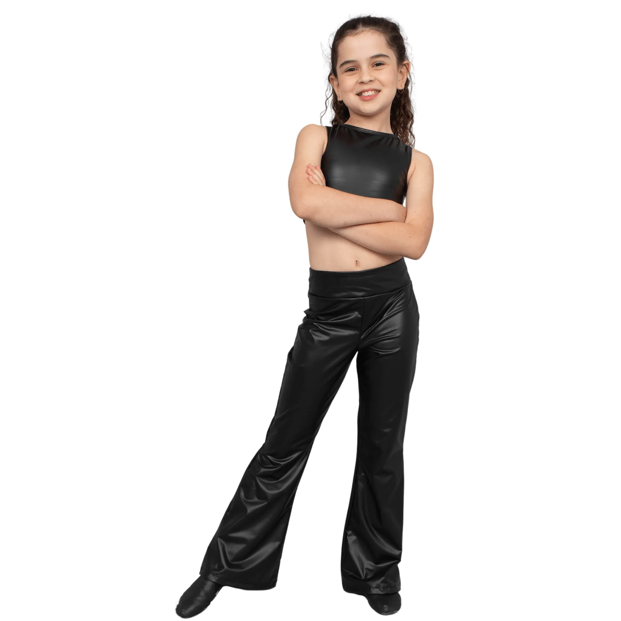 Execute Faux Leather Flares