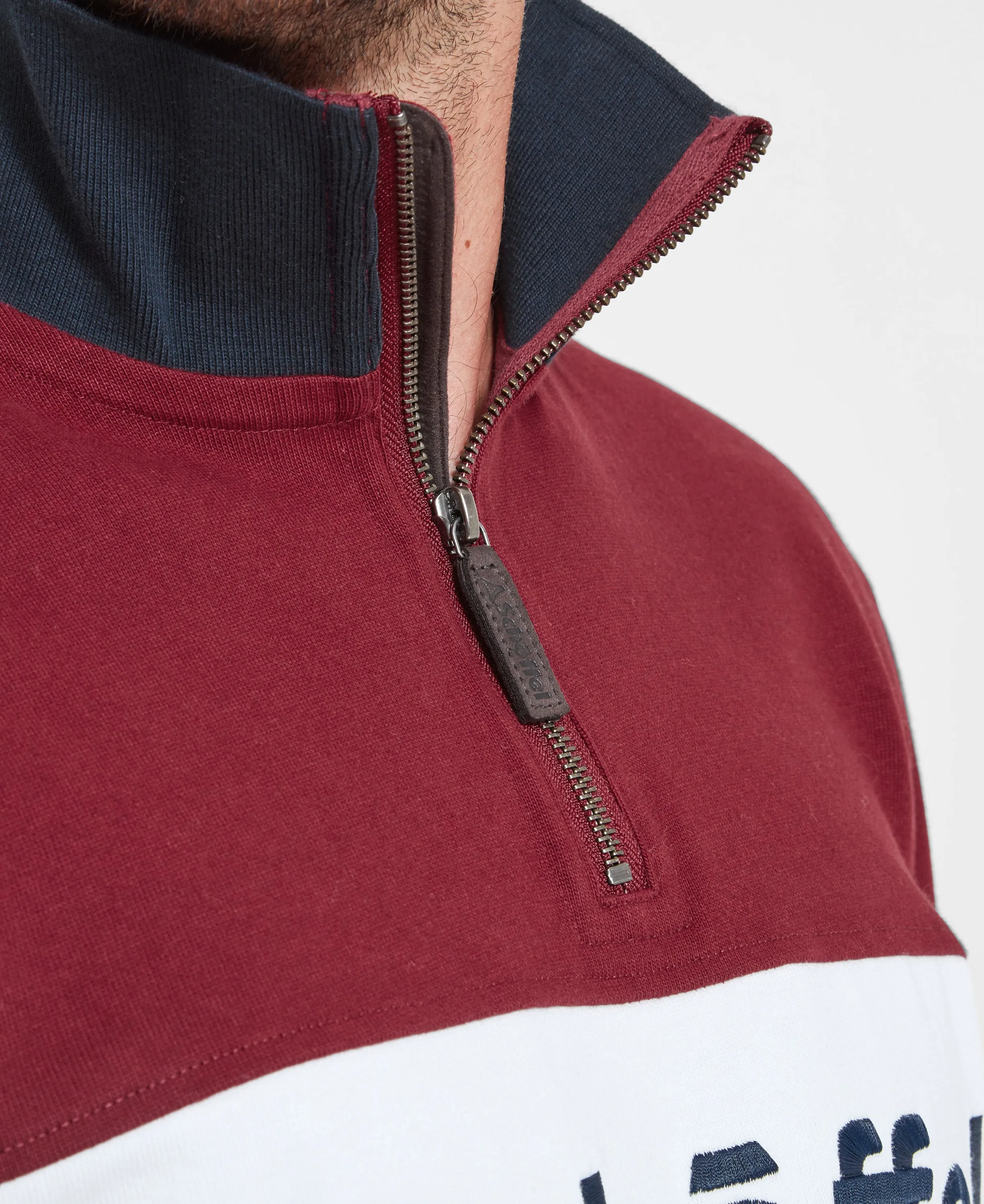 Exeter Heritage 1/4 Zip - Bordeaux