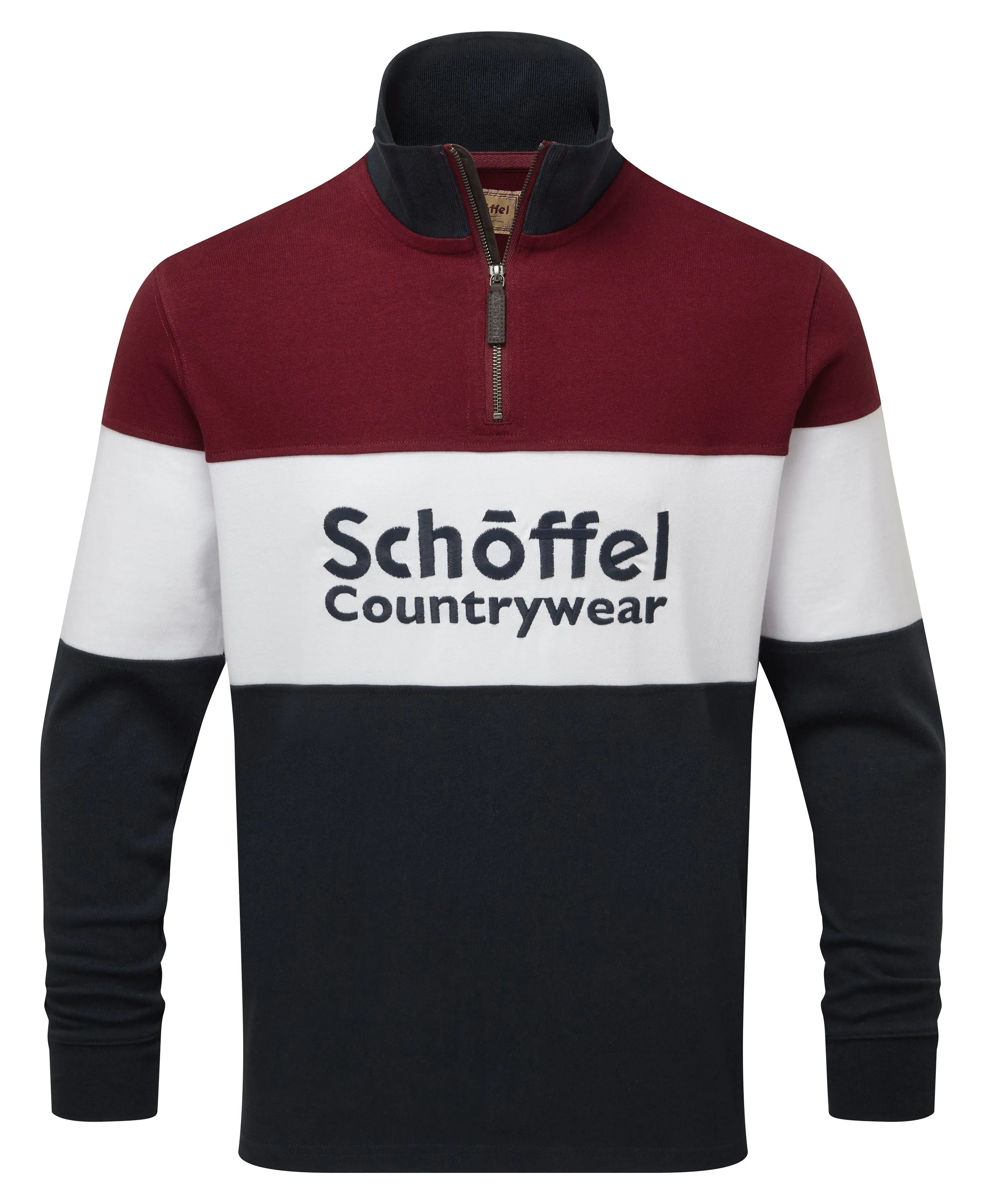 Exeter Heritage 1/4 Zip - Bordeaux