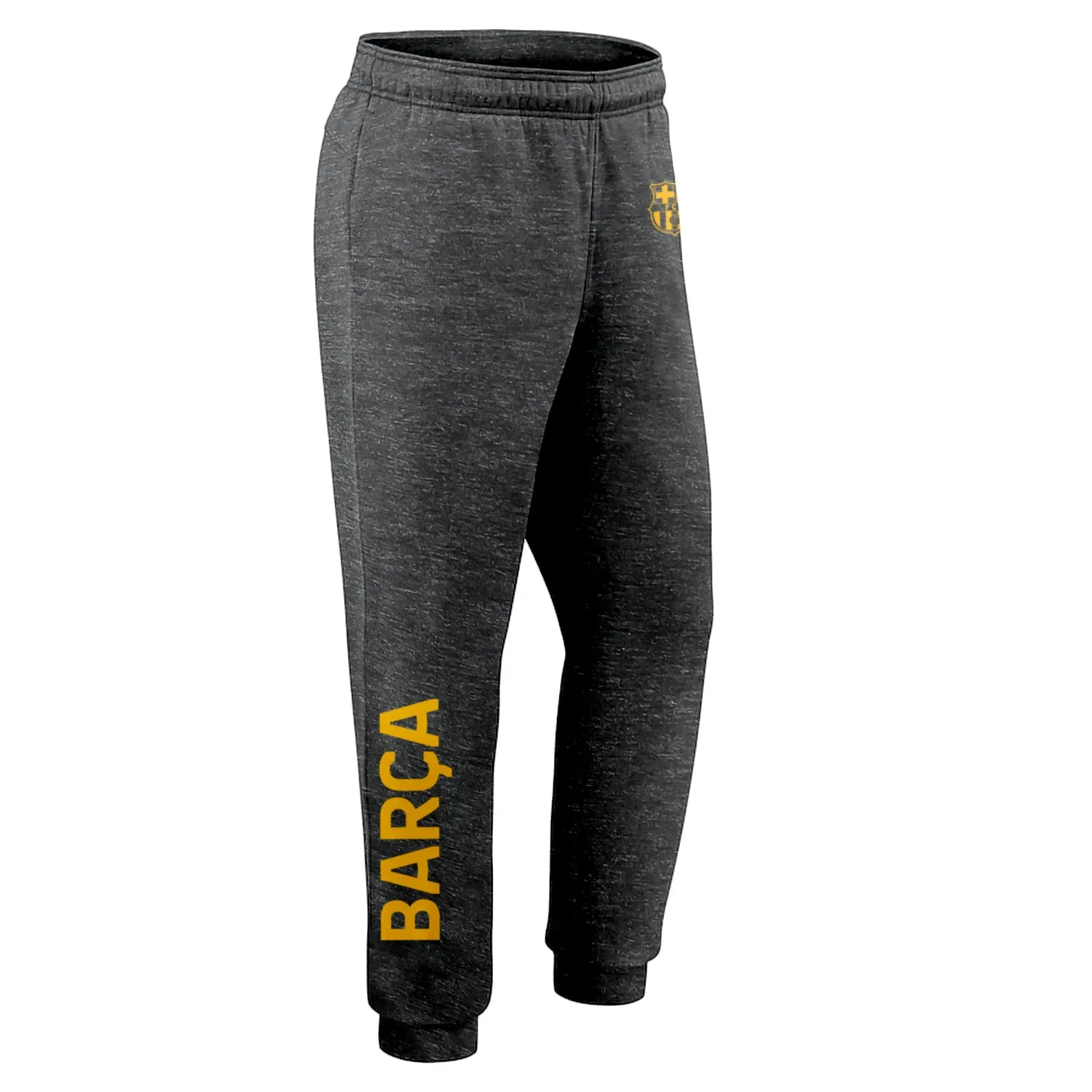 FC  Barcelona Adult Yellow Logo Joggers